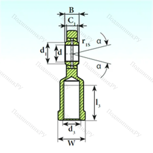 Подшипник скольжения сферический SI 8 E