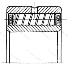 Модификация подшипника 5740 размер 200x340x175 ГПЗ-1