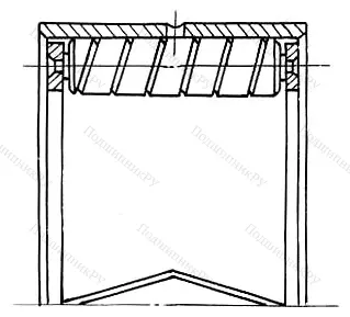 Модификация подшипника 845904 размер 22x40x38