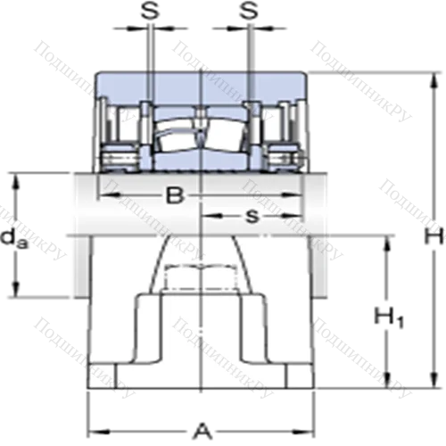 Стационарные роликоподшипниковые узлы (SKF ConCentra, для дюймовых валов) SYR 2 3/16 N-118