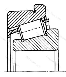 Подшипник  67604 (32304R) размер 20x52x22,25
