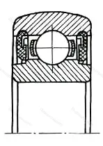 Подшипник  1580210 размер 50x90x20 от производителя  ГПЗ-5