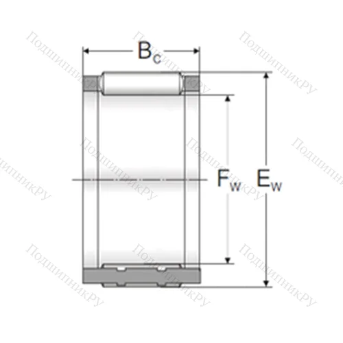 Подшипник игольчатый радиальный K 25x30x13TN