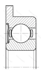 Модификация подшипника 36-860704ЮП размер 20x55x14/18