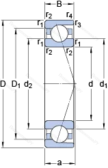 Подшипник 7024 ACD/HCP 4A