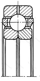 Подшипник QJ 218/P 52 размер 90x160x30