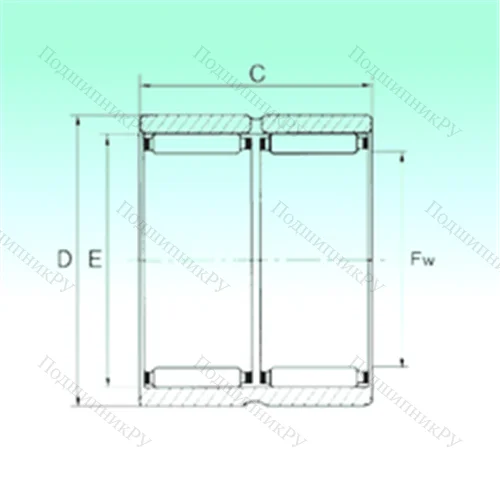 Подшипник игольчатый радиальный RNAO 60x78x40 - ZW