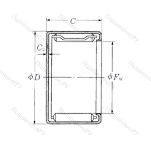 Подшипник игольчатый радиальный MFJL-3220