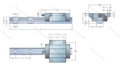 Каретка LLTHC 15 A T 1 P 5 в Иркутске