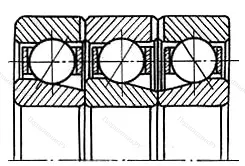 Подшипник  1246932 размер 160x220x84