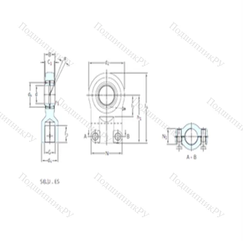 Подшипник скольжения сферический SILJ 60ES