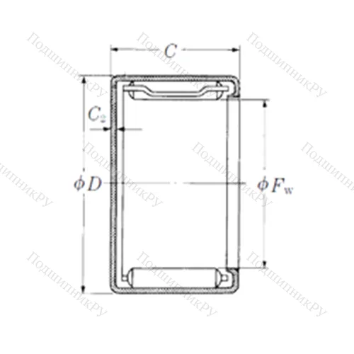 Подшипник игольчатый радиальный MFJL-912L