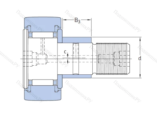 Подшипник KRE 35 PP A от производителя  SKF