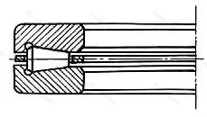 Модификация подшипника 19744ХУ размер 220x500x125 ЕПК