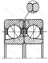 Модификация подшипника 4-336107К размер 35x62x28