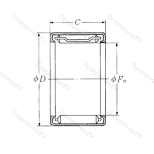Подшипник игольчатый радиальный DB 503901