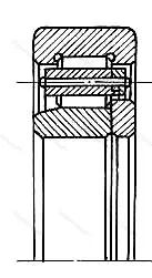 Модификация подшипника 30-232822Л2М размер 110x215x76/76,7 ГПЗ-3