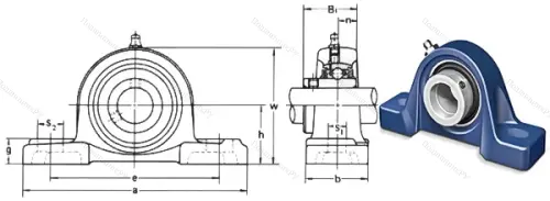Подшипниковый узел UCP 220 в Иркутске