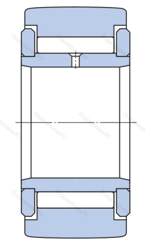 Игольчатый подшипник NATV 15 от производителя  SKF