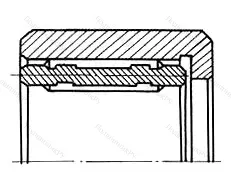 Модификация подшипника 154901Е размер 22x16x12