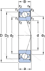 Подшипник S 7004 CE/HCP 4BVG 275