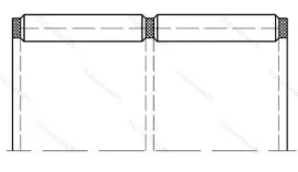 Модификация подшипника 664910Д размер 52x60x39