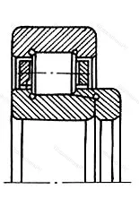 Подшипник  NJ 318+HJ 318 (62318) размер 90x190x55/43