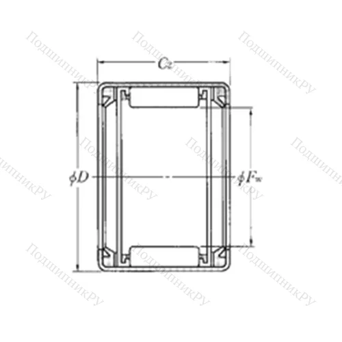 Подшипник игольчатый радиальный HMK 1216LL