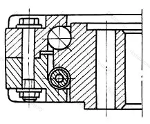 Подшипник  3687/1148 размер 1148x1400x110 от производителя  ЕПК