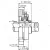 Подшипниковый узел SSUCFPL 208-W - Вал: 40 мм