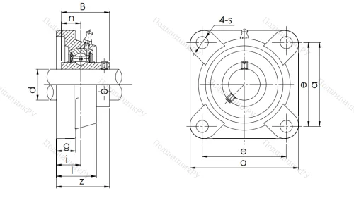 Подшипниковый узел UCF 316 в Иркутске
