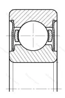Подшипник  80308 (6308-ZZ) размер 40x90x23