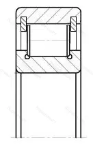 Подшипник U 1208TM размер 40x80x18
