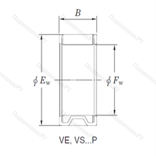 Подшипник игольчатый радиальный 20VS 2616P
