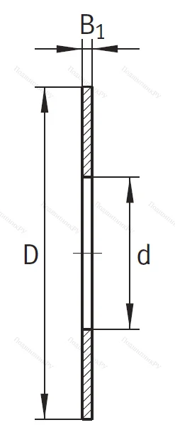 Игольчатый подшипник упорное кольцо AS 80105 HLA