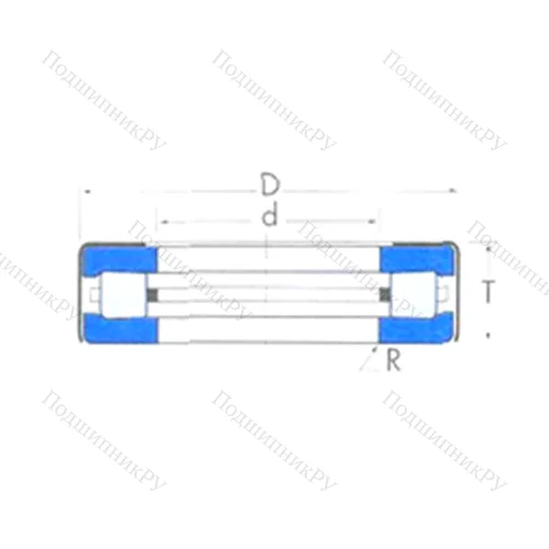 Подшипник роликовый упорный T 119