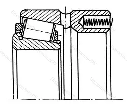 Модификация подшипника 17712ЛК размер 60x100x52,44