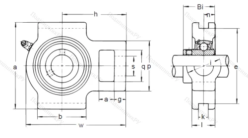 Подшипниковый узел UCT 208 в Иркутске