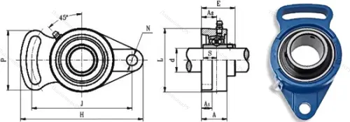 Подшипниковый узел UCFA 203 в Иркутске