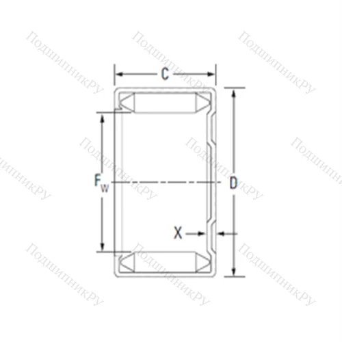 Подшипник игольчатый радиальный M 26101