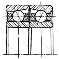 Подшипник  366206 размер 30x62x32 от производителя  ГПЗ-8