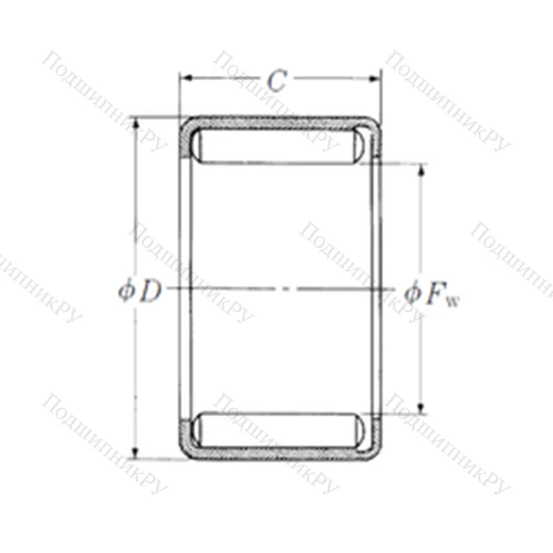 Подшипник игольчатый радиальный Y-47