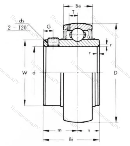 Подшипник MUC 207 FD (ASAHI) в Иркутске