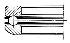 Подшипник  53322 (28322) размер 110x190x67,2