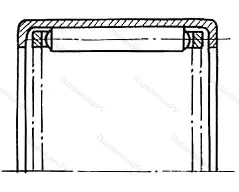 Модификация подшипника ск283516Е размер 28x35x16