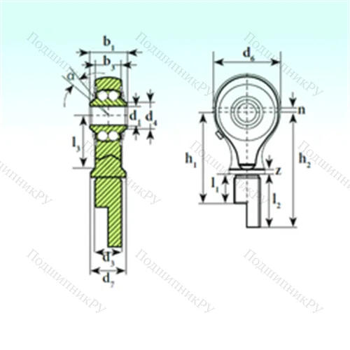 Подшипник шариковый радиальный самоцентрирующийся