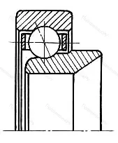 Модификация подшипника 226706К размер 30x62x26 от производителя  ГПЗ-1