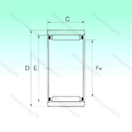 Подшипник игольчатый радиальный RNAO 35x47x18