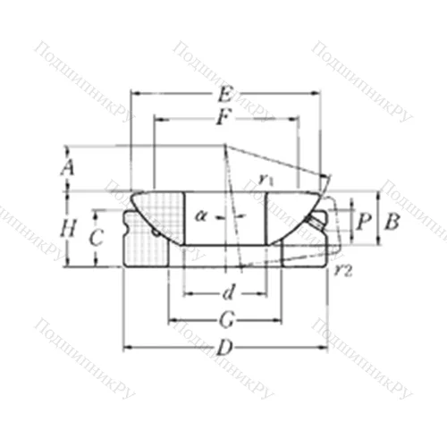 Подшипник скольжения сферический SAT 45