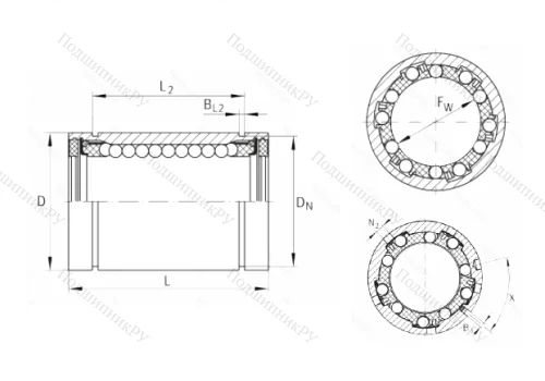 Подшипник KB 12 PP